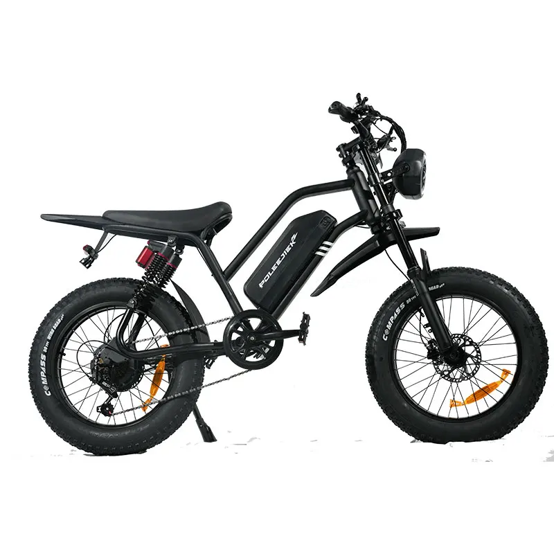 1500W Brushless Electric Cruiser Motorcycle EB20-A05 48V Lithium Battery Dual Suspension 20 Inches Fat Tire For Adults 40-50km
1500W Brushless Electric Cruiser Motorcycle EB20-A05 48V Lithium Battery Dual Suspension 20 Inches Fat Tire For Adults 40-50km