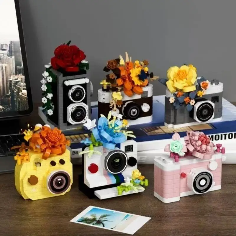 Creative Camera Flowers Building Blocks DIY Toys Small Particle Bricks Assembly Puzzle Toys For Kids Children Funny Gifts Sets
Creative Camera Flowers Building Blocks DIY Toys Small Particle Bricks Assembly Puzzle Toys For Kids Children Funny Gifts Sets