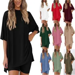 Однотонный комплект одежды для женщин, свободная повседневная одежда для дома и улицы, удобная осенняя коллекция больших размеров Long Sve
Однотонный комплект одежды для женщин, свободная повседневная одежда для дома и улицы, удобная осенняя коллекция больших размеров Long Sve