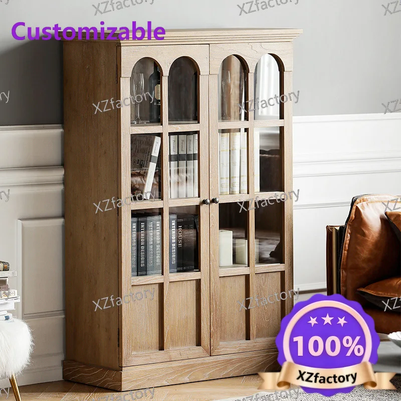 Factory Direct 2026 Top RatedSolid wood book log locker oak side cabinet double door wine cabinet customization
Factory Direct 2026 Top RatedSolid wood book log locker oak side cabinet double door wine cabinet customization