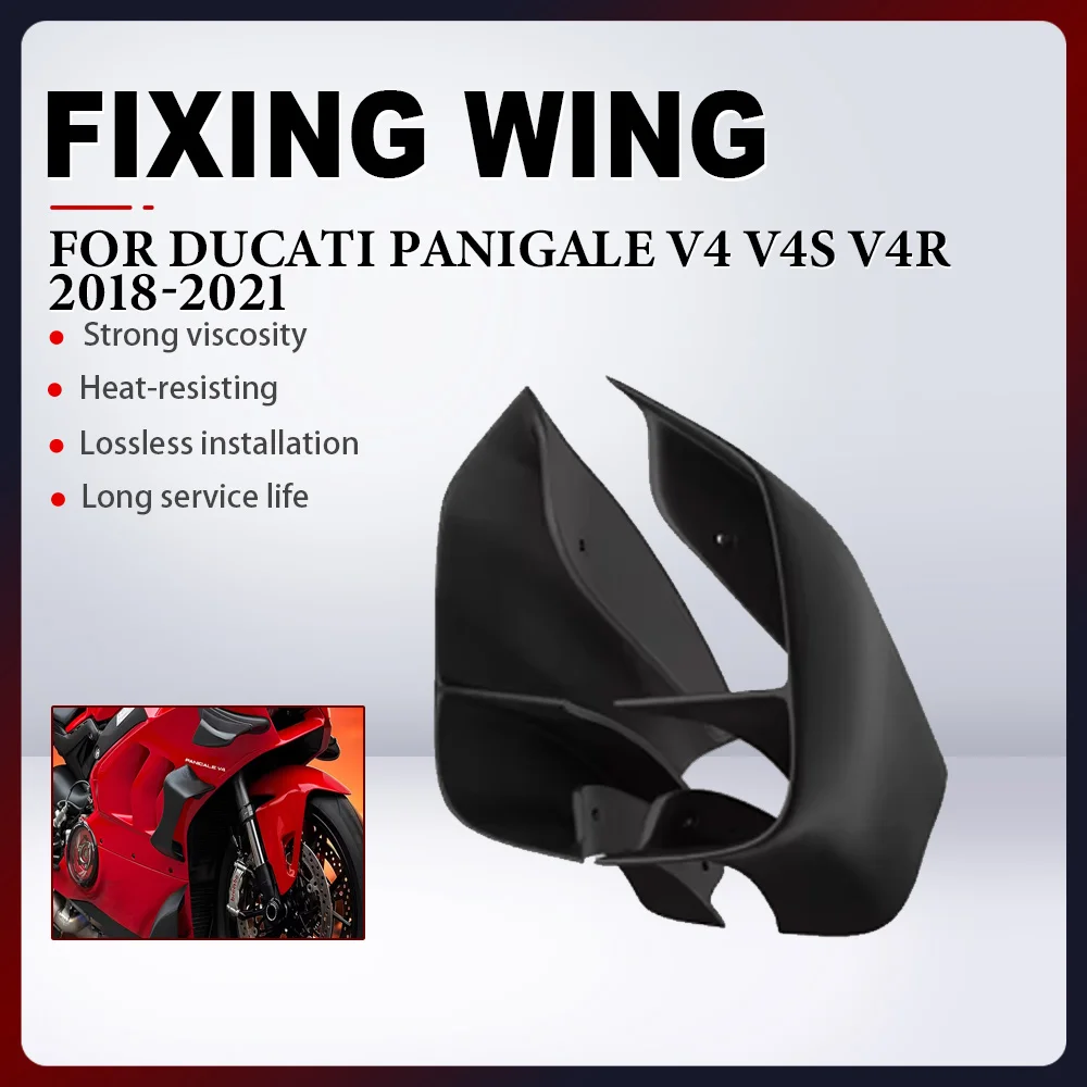 For DUCATI PANIGALE V4 V4S V4R 2018-2021 Motorcycle Lower Fairing Fixed Wing Spoiler Aerodynamic Wing Side Winglet Wing Aileron
For DUCATI PANIGALE V4 V4S V4R 2018-2021 Motorcycle Lower Fairing Fixed Wing Spoiler Aerodynamic Wing Side Winglet Wing Aileron