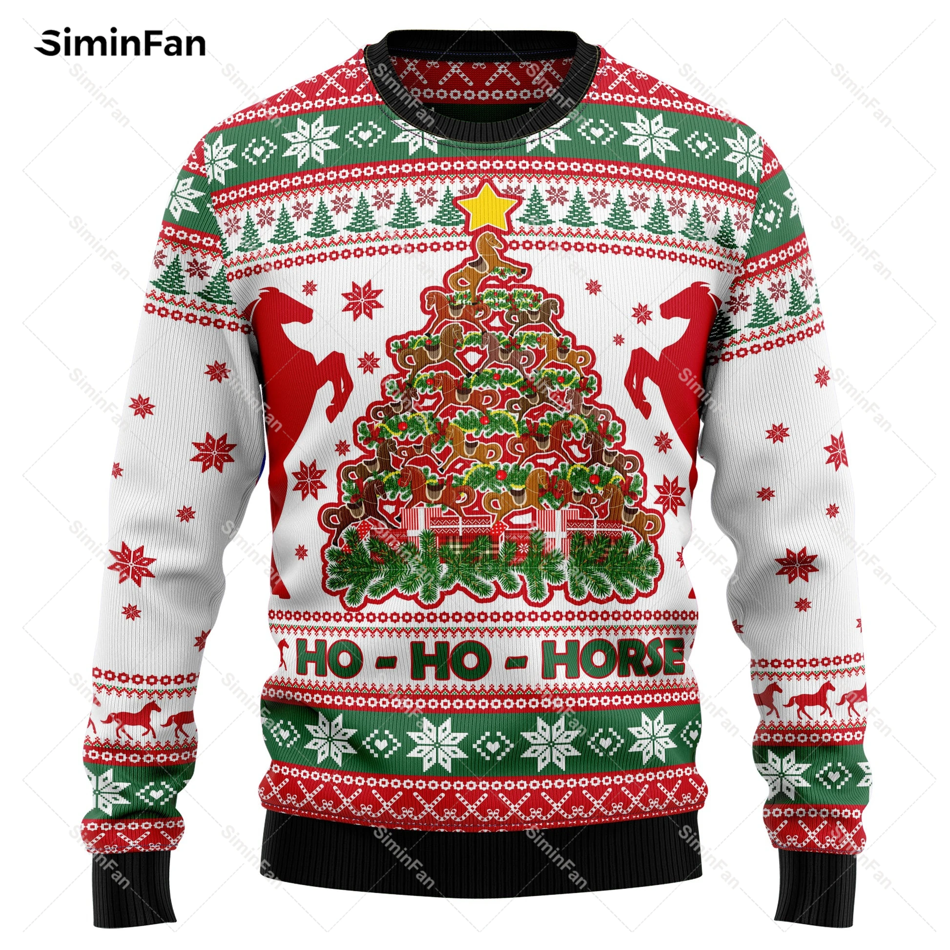 Horse Christmas Tree Sweater 3D All Over Printed Mens Pullovers Casual Sweatshirt Couple Long Sleeve Shirts Unisex Female Tops
Horse Christmas Tree Sweater 3D All Over Printed Mens Pullovers Casual Sweatshirt Couple Long Sleeve Shirts Unisex Female Tops