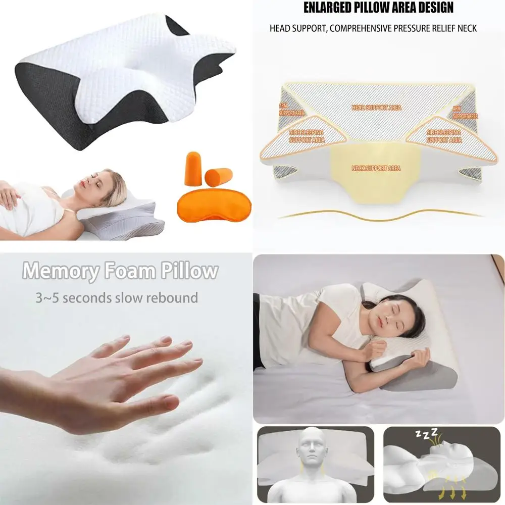 Модернизированная эргономичная подушка для сна Somvia 2025: усовершенствованная поддержка шеи для дискомфорта на концах шеи 
Модернизированная эргономичная подушка для сна Somvia 2025: усовершенствованная поддержка шеи для дискомфорта на концах шеи