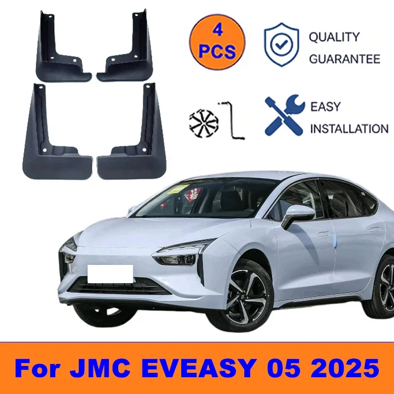 4Pcs Mud Flaps For JMC EVEASY 05 2025 - Splash Guards Front&Rear Wheel Fender Mudguards Car Exterior Protection Accessories
4Pcs Mud Flaps For JMC EVEASY 05 2025 - Splash Guards Front&Rear Wheel Fender Mudguards Car Exterior Protection Accessories