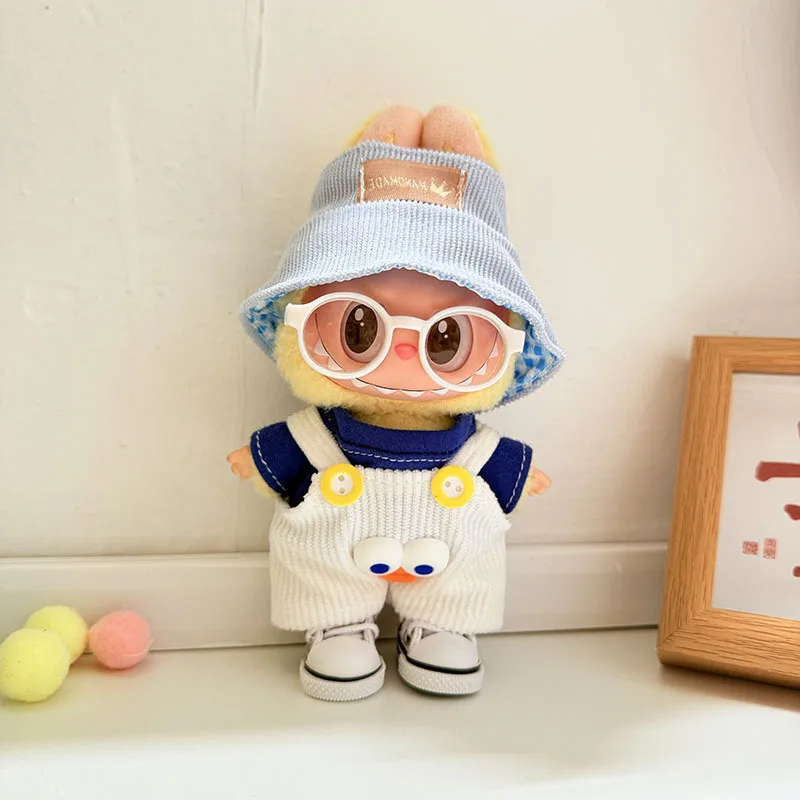17cm Labubu 1-3 Gen Doll Outfits | Big Eyes Bib Pants with Hat Glasses | Clothes for Labubu Pendants Accessories
17cm Labubu 1-3 Gen Doll Outfits | Big Eyes Bib Pants with Hat Glasses | Clothes for Labubu Pendants Accessories