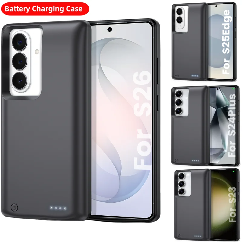 Battery Charger Case 10000mAh for Samsung Galaxy S26 S25 S24 S23 S22 S21 Ultra Plus Power Bank Back Clip Case Cover Powerbank
Battery Charger Case 10000mAh for Samsung Galaxy S26 S25 S24 S23 S22 S21 Ultra Plus Power Bank Back Clip Case Cover Powerbank