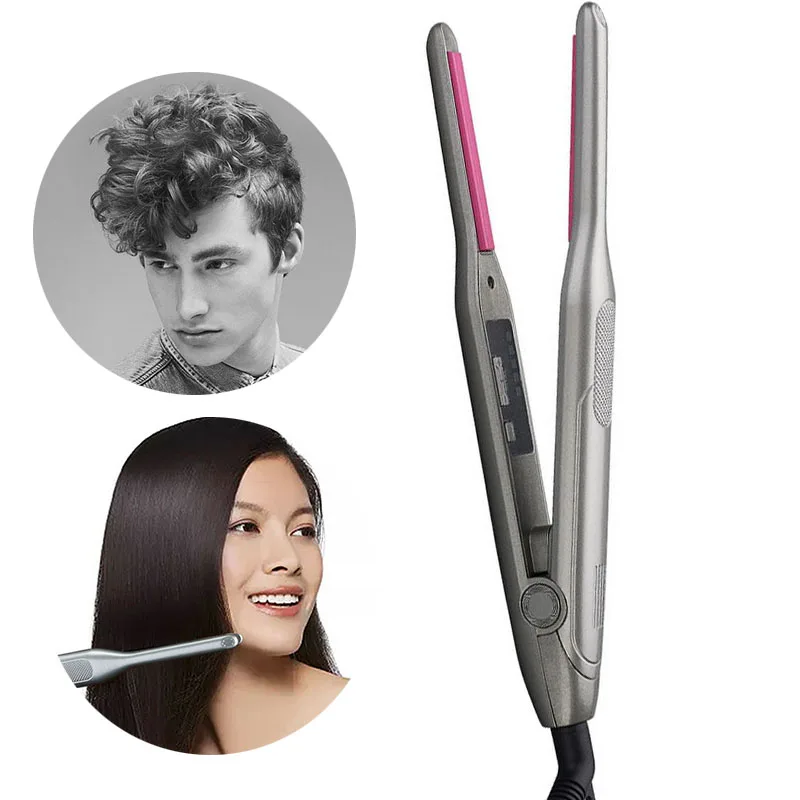 Slim Flat Mini Hair Straightener and Curler 2-in-1 Ceramic Flat Iron, Suitable for Short Hair, Unisex
Slim Flat Mini Hair Straightener and Curler 2-in-1 Ceramic Flat Iron, Suitable for Short Hair, Unisex
