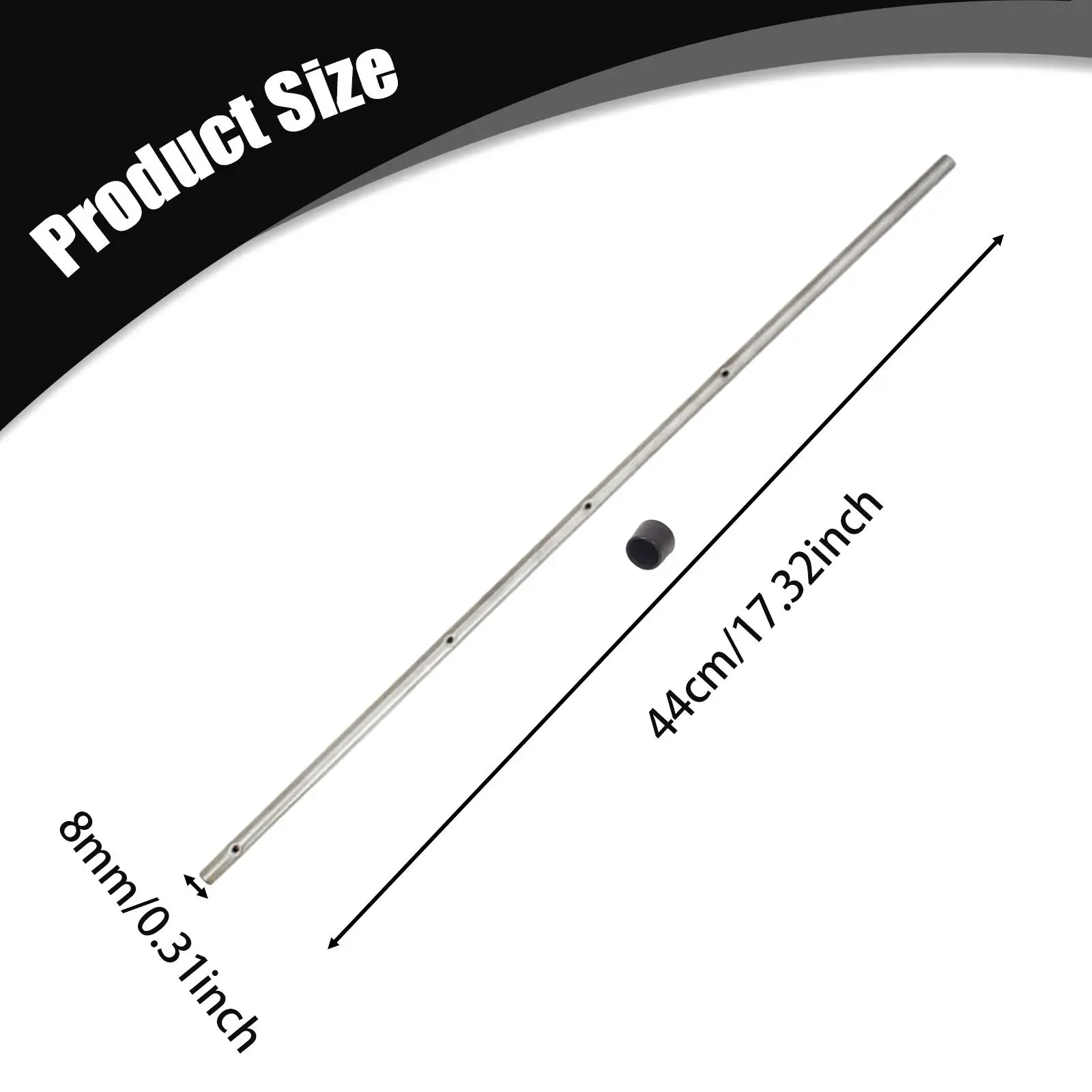 Foosball Table Rod Table Soccer Pole for Family Board Game with 2.5mm Hole Metal Replacement
Foosball Table Rod Table Soccer Pole for Family Board Game with 2.5mm Hole Metal Replacement