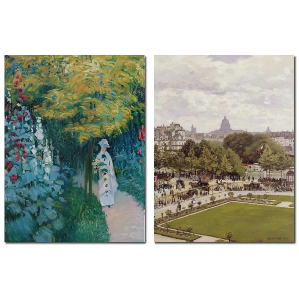 Small Size Oil Painting Claude Monet Garden Hollyhocks Hand Painted Canvas Masterpiece Seascape for Hallway Bar Wall Decor
Small Size Oil Painting Claude Monet Garden Hollyhocks Hand Painted Canvas Masterpiece Seascape for Hallway Bar Wall Decor