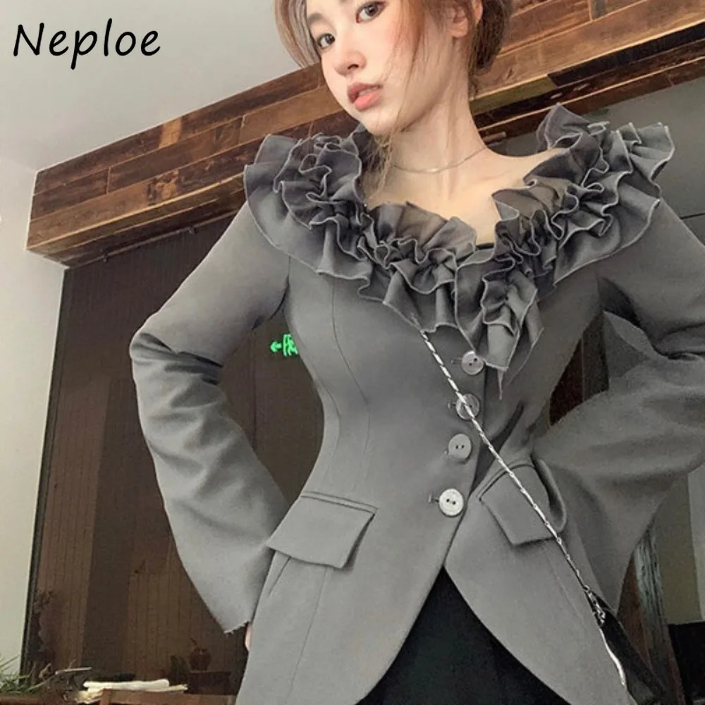 Neploe French Style Sweet Spice Girls Moda Женская одежда Премиум Новые тонкие Chaqueta Mujer Preppy Fungus Повседневные пальто
Neploe French Style Sweet Spice Girls Moda Женская одежда Премиум Новые тонкие Chaqueta Mujer Preppy Fungus Повседневные пальто