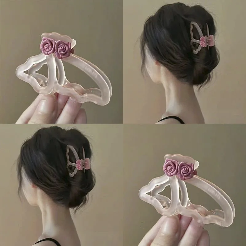 AISHG Jelly Acrylic Butterfly Hairpin for Women Sweet Flowers Thick Hair Matte Medium Claw Clip Hairpin Girls Hair Accessories
AISHG Jelly Acrylic Butterfly Hairpin for Women Sweet Flowers Thick Hair Matte Medium Claw Clip Hairpin Girls Hair Accessories