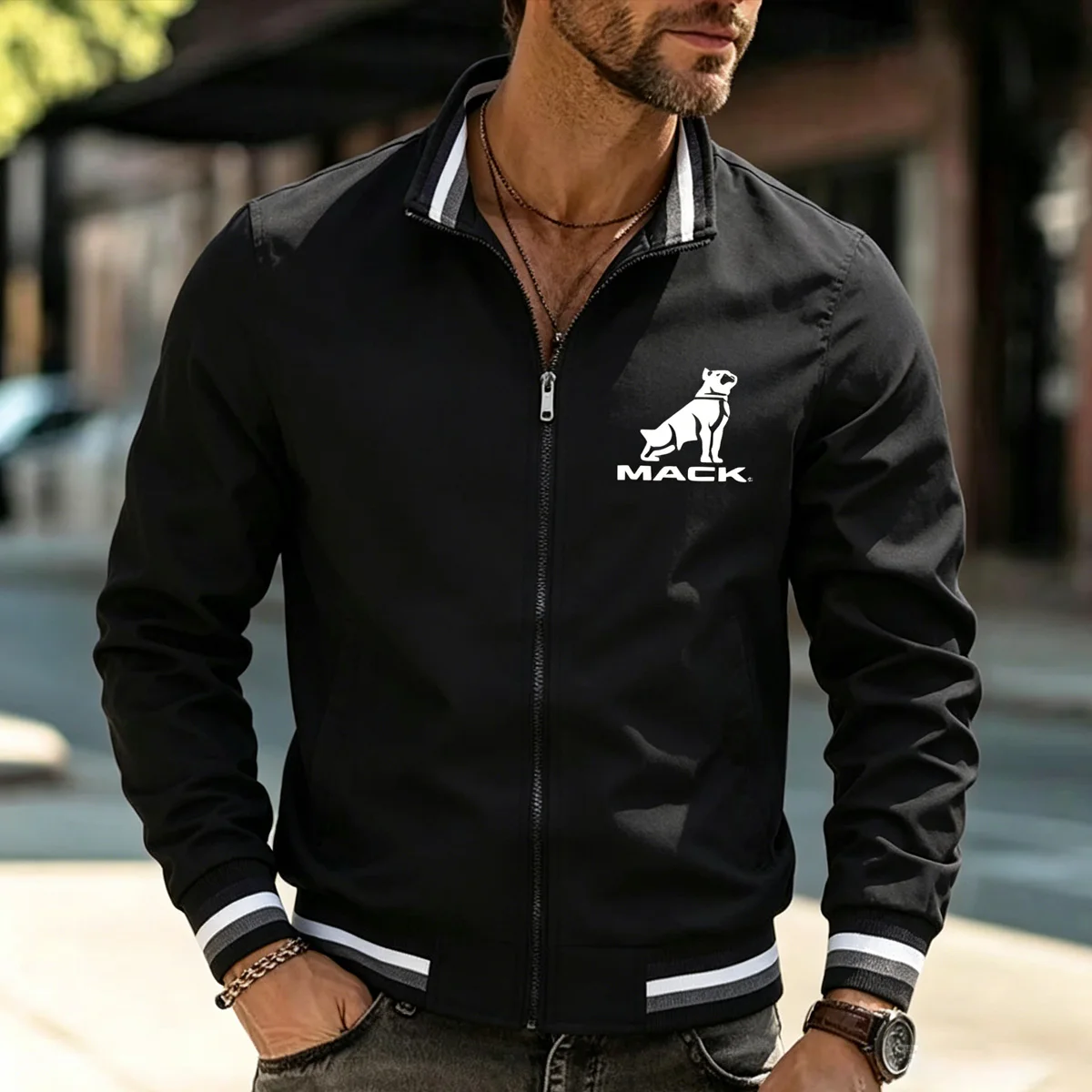 Spring/Autumn Men Stand Collar Casual Zipper Jacket Outdoor Sports Coat Windbreaker Jacket for Men Waterproof Truck Work Uniform
Spring/Autumn Men Stand Collar Casual Zipper Jacket Outdoor Sports Coat Windbreaker Jacket for Men Waterproof Truck Work Uniform