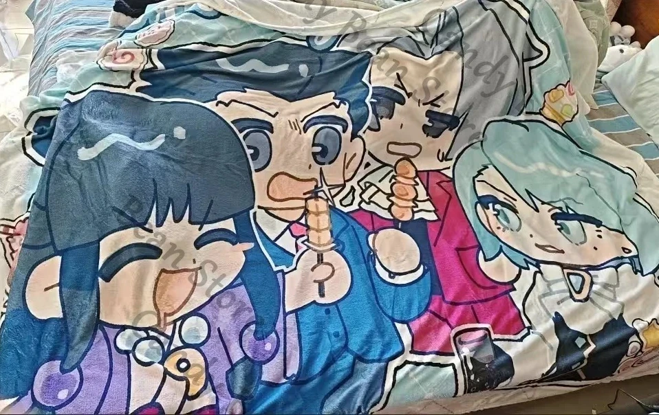 Ace Attorney Anime Miles Edgeworth Phoenix Wright Mei Karuma Maya Fey Cosplay Flannel Blanket Cartoon Blankets Carpet Adorn Gift
Ace Attorney Anime Miles Edgeworth Phoenix Wright Mei Karuma Maya Fey Cosplay Flannel Blanket Cartoon Blankets Carpet Adorn Gift