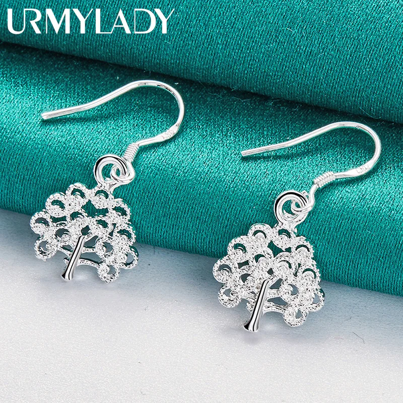 URMYLADY 925 Sterling Silver Tree Of Life Earrings For Women Charm Wedding Party Fashion Jewelry
URMYLADY 925 Sterling Silver Tree Of Life Earrings For Women Charm Wedding Party Fashion Jewelry