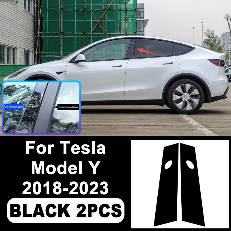 For Tesla Model Y 2018-2023 B/C Pillar Stickers -PC Window Decorative Trim for Middle Pillar,Car Exterior Accessoris 2019 2020
For Tesla Model Y 2018-2023 B/C Pillar Stickers -PC Window Decorative Trim for Middle Pillar,Car Exterior Accessoris 2019 2020