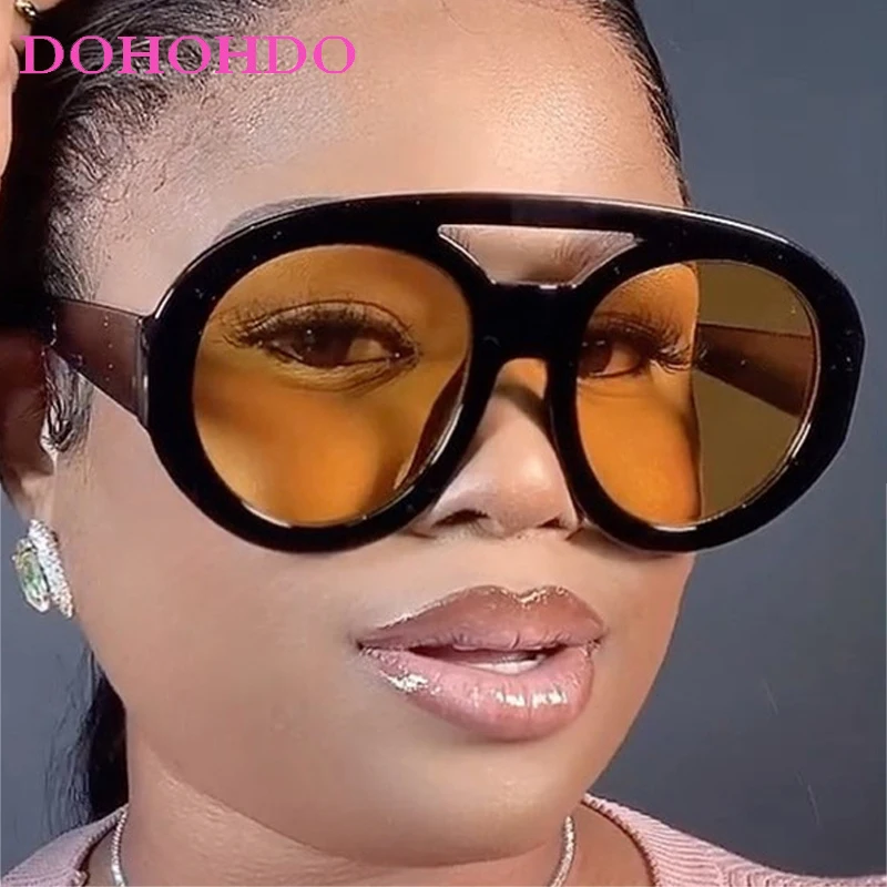 Fashion Oversized Double Bridge Pilot Sunglasses Women And Men Vintage Luxury Brand Designer Outdoor Driving Travel Shades UV400
Fashion Oversized Double Bridge Pilot Sunglasses Women And Men Vintage Luxury Brand Designer Outdoor Driving Travel Shades UV400