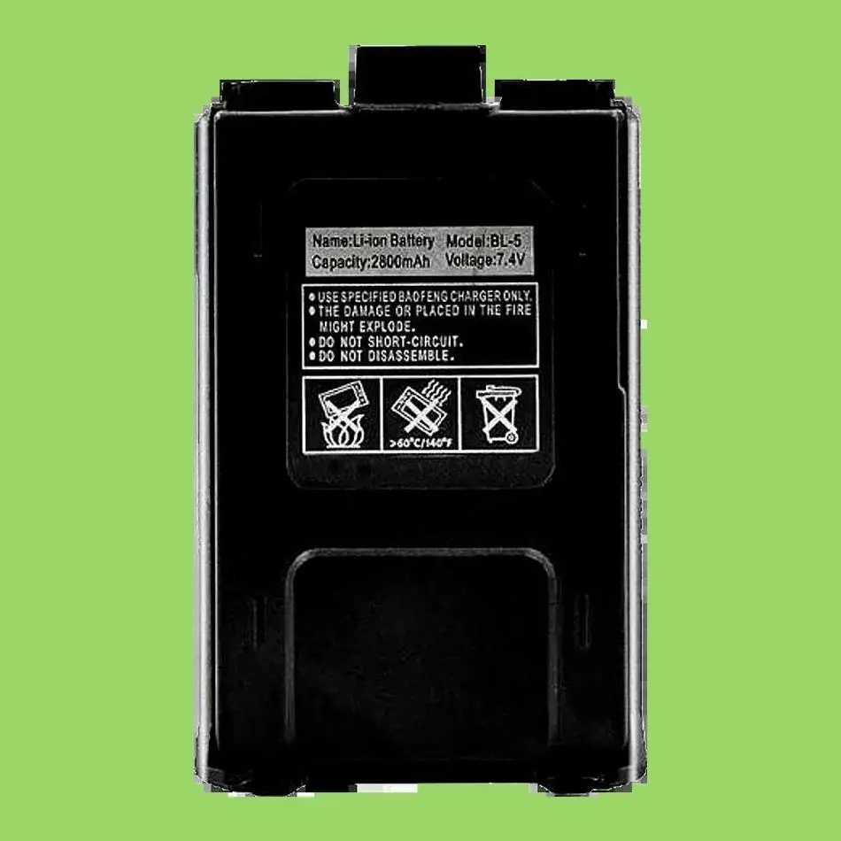 Battery BL-5 UV-5R Lengthening Version 3800Mah For Baofeng Walkie Talkie BF-F8 UV5R UV-5RE UV-5RA 5RB 5RL F8+ F8HP
Battery BL-5 UV-5R Lengthening Version 3800Mah For Baofeng Walkie Talkie BF-F8 UV5R UV-5RE UV-5RA 5RB 5RL F8+ F8HP