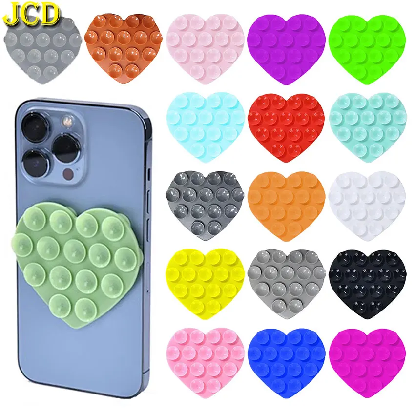 Heart-shape Double Sided Silicone Sucker Support Strong Adsorption Mobile Phone Fixed Pad Hand-Free Washable Suction Cup Bracket
Heart-shape Double Sided Silicone Sucker Support Strong Adsorption Mobile Phone Fixed Pad Hand-Free Washable Suction Cup Bracket