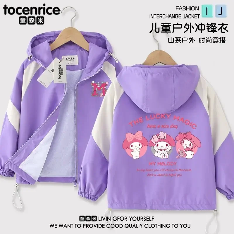 My Melody Anime Kawaii Fashion Long Sleeve Casual Coat Cute Cartoon Sanrio Ins Autumn Jacket Children Waterproof Clothing Gifts
My Melody Anime Kawaii Fashion Long Sleeve Casual Coat Cute Cartoon Sanrio Ins Autumn Jacket Children Waterproof Clothing Gifts