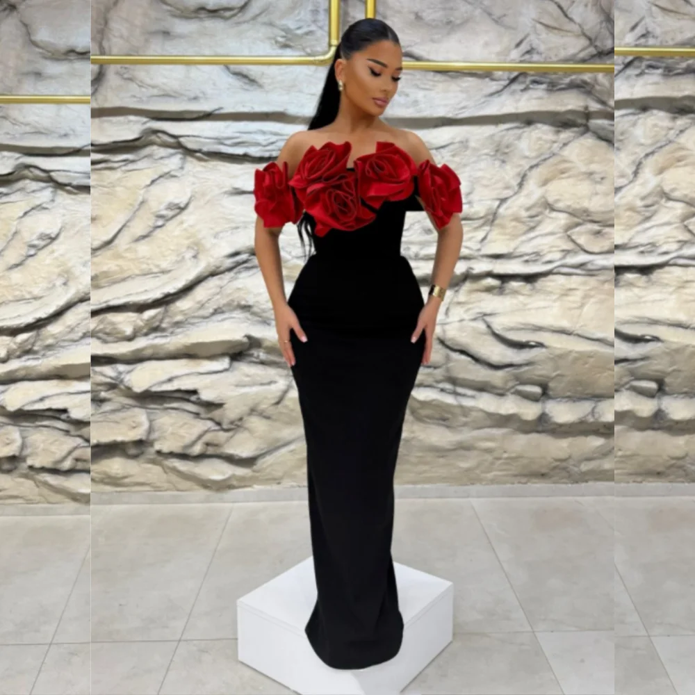 Customized Flower Floor length Prom Gowns Sheath / Column Off-the-shoulder Pleat Evening Dresses Simple Party Dresses
Customized Flower Floor length Prom Gowns Sheath / Column Off-the-shoulder Pleat Evening Dresses Simple Party Dresses