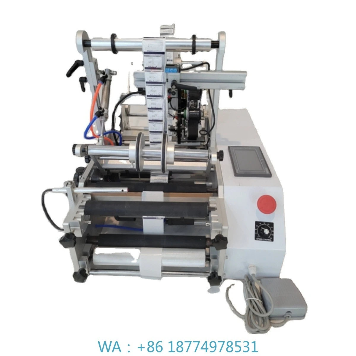 Sticker Labeling Machine with Date PrinterPneumatic Labeling Machine, Labeling Machine Round Bottles,
Sticker Labeling Machine with Date PrinterPneumatic Labeling Machine, Labeling Machine Round Bottles,