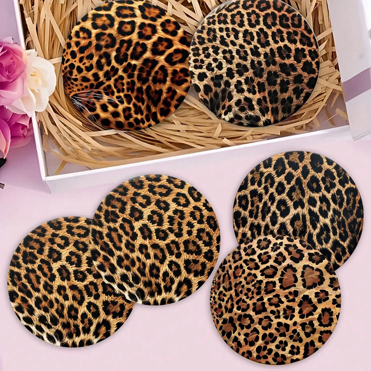 1pcs Animal Skin And Leopard Pattern Diatomaceous aMud Coaster Set, Mug Coaster, Coffee Coaster, Home And Restaurant Decoration For Many Occasions, Beautiful Birthday Or Holiday Gifts, Table Decoration, Home Decoration, Room Decoration, Home Deco
1pcs Animal Skin And Leopard Pattern Diatomaceous aMud Coaster Set, Mug Coaster, Coffee Coaster, Home And Restaurant Decoration For Many Occasions, Beautiful Birthday Or Holiday Gifts, Table Decoration, Home Decoration, Room Decoration, Home Deco