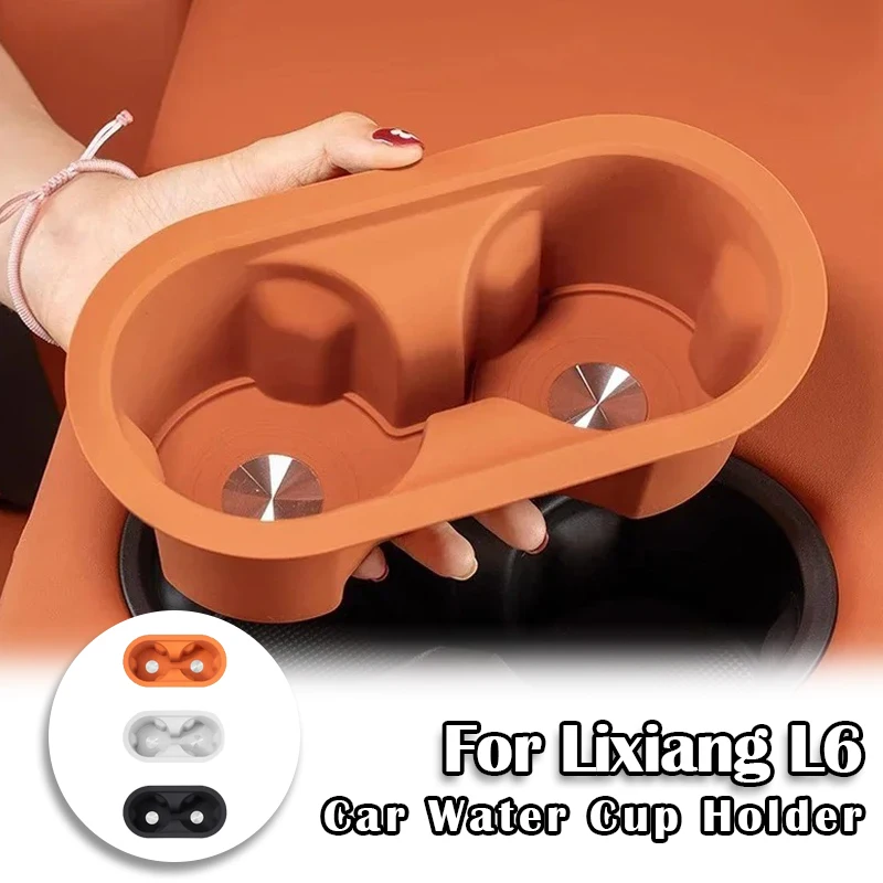 For LI LiXiang L6 2024 Car Water Cup Holder Central Control Drinks Holder Silicone Storage Tray for Ideal Interior Accessories
For LI LiXiang L6 2024 Car Water Cup Holder Central Control Drinks Holder Silicone Storage Tray for Ideal Interior Accessories