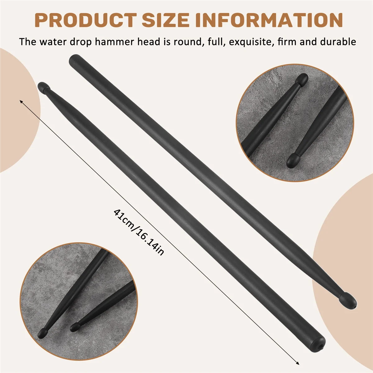 A010 1Pair 5A Carbon Drumsticks Non-Slip Professional Drum Sticks Musical Instrument Percussion Accessories
A010 1Pair 5A Carbon Drumsticks Non-Slip Professional Drum Sticks Musical Instrument Percussion Accessories