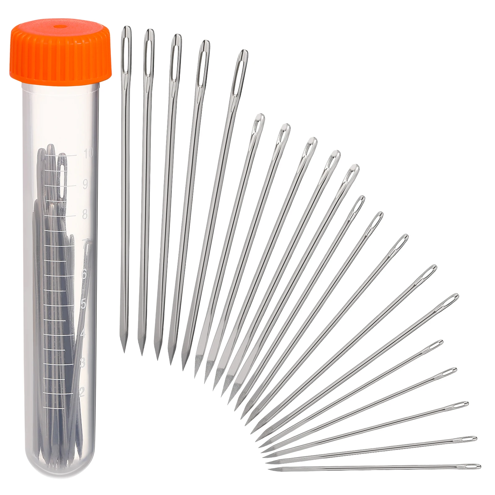 20pcs Sewing 86*44 Stitch Needle 25*52 1 Needles 63*58 1 83*70mm Yarn Needle Yarn Stitch Durable Strong
20pcs Sewing 86*44 Stitch Needle 25*52 1 Needles 63*58 1 83*70mm Yarn Needle Yarn Stitch Durable Strong