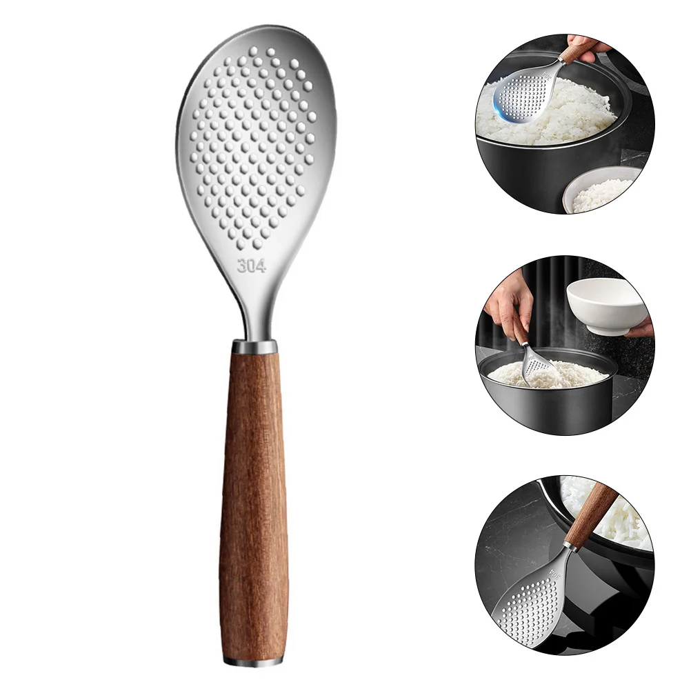 Ergonomic Stainless Steel Rice Scoop Easy Clean Multipurpose Kitchen Gadget for Rice Soup Porridge Kitchen Tableware
Ergonomic Stainless Steel Rice Scoop Easy Clean Multipurpose Kitchen Gadget for Rice Soup Porridge Kitchen Tableware