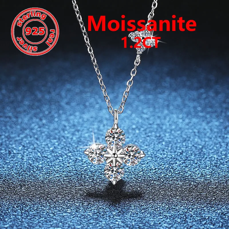 Женское Ожерелье с крестом DY Moissanite 1.2CT 4 мм D/VVS, цвет под серебро, с сертификатом
Женское Ожерелье с крестом DY Moissanite 1.2CT 4 мм D/VVS, цвет под серебро, с сертификатом