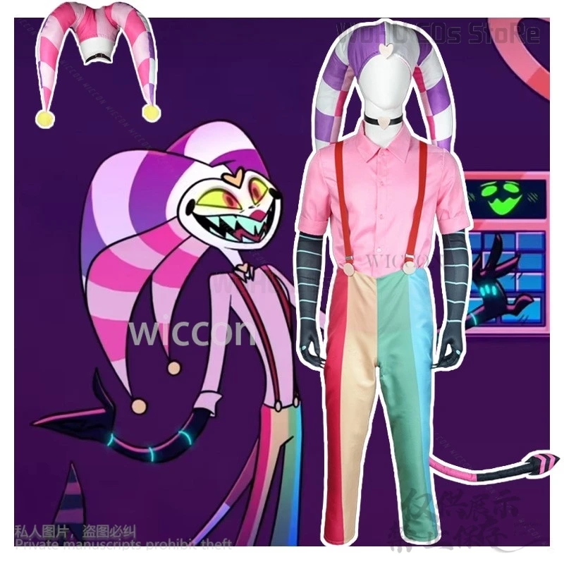 Anime Cartoon Helluvaa Cosplay Fizzarolli Costume Uniform Dungarees Hat Sleeping Suits Famale Male Cos Halloween Xmas Customized
Anime Cartoon Helluvaa Cosplay Fizzarolli Costume Uniform Dungarees Hat Sleeping Suits Famale Male Cos Halloween Xmas Customized