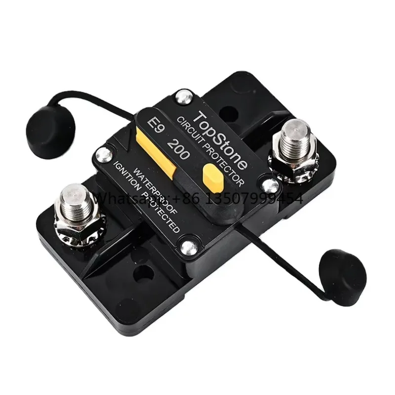 Inline Fuse DC MCB Inverter Circuit Breaker Manual Reset Outdoor Audio RV ATV 50A-300A 12-48V
Inline Fuse DC MCB Inverter Circuit Breaker Manual Reset Outdoor Audio RV ATV 50A-300A 12-48V