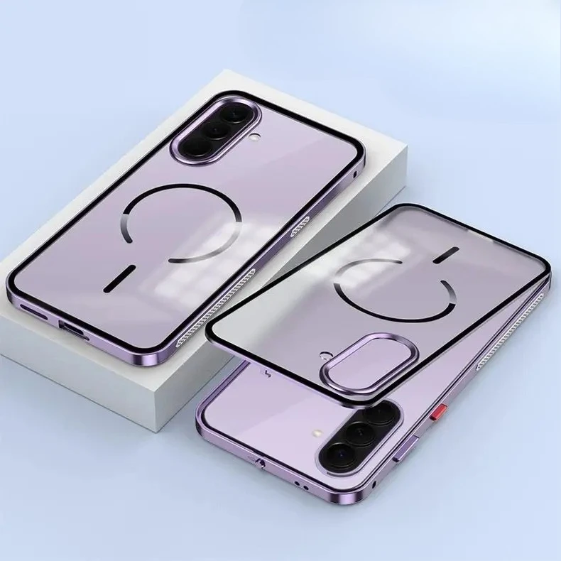 For Samsung A57 Case Alloy Metal Lens Protection Case For Galaxy A57 For MagSafe Wireless Charging Acrylic Hard Shockproof Cover
For Samsung A57 Case Alloy Metal Lens Protection Case For Galaxy A57 For MagSafe Wireless Charging Acrylic Hard Shockproof Cover