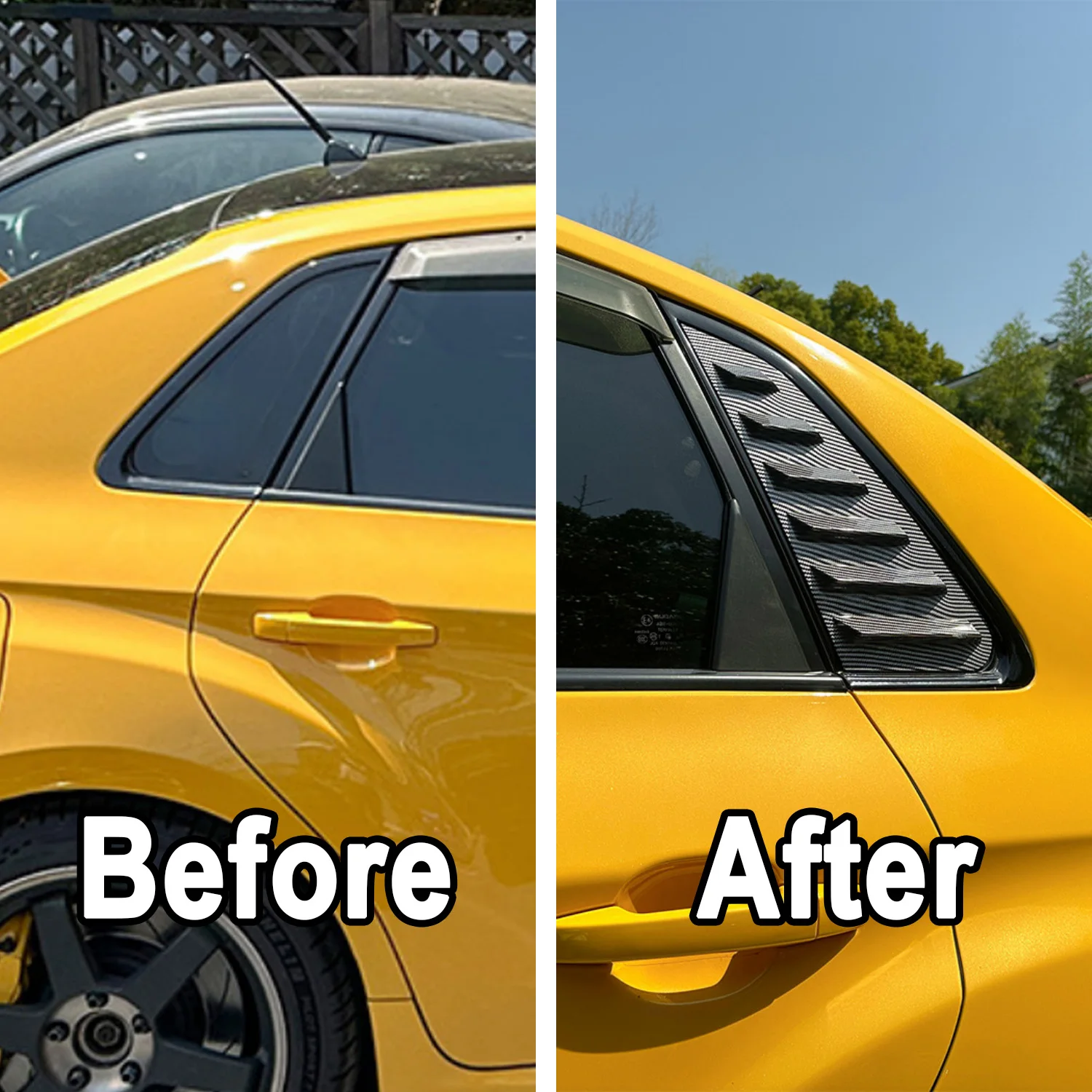 For Subaru Impreza WRX / WRX STI Sedan 2011 2012 2013 2014 ABS Rear Window Shutters Cover Trim Window Louver Side Vent Trim 2pcs
For Subaru Impreza WRX / WRX STI Sedan 2011 2012 2013 2014 ABS Rear Window Shutters Cover Trim Window Louver Side Vent Trim 2pcs
