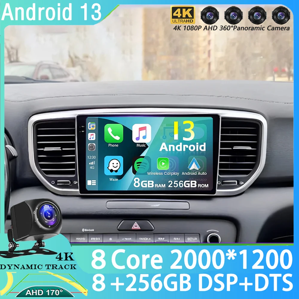 Android 13 Auto Carplay For Kia Sportage 4 QL 2018 2019 - 2022 Car Radio Multimedia Video Player Navigation Stereo GPS 2din DVD
Android 13 Auto Carplay For Kia Sportage 4 QL 2018 2019 - 2022 Car Radio Multimedia Video Player Navigation Stereo GPS 2din DVD