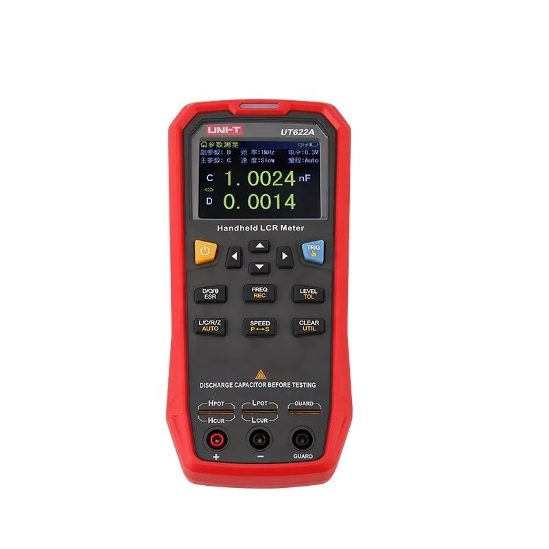 UT622A Handheld Digital LCR Meter Frequency Inductance Resistance Capacitance Tester Mini Relay ROHS
UT622A Handheld Digital LCR Meter Frequency Inductance Resistance Capacitance Tester Mini Relay ROHS