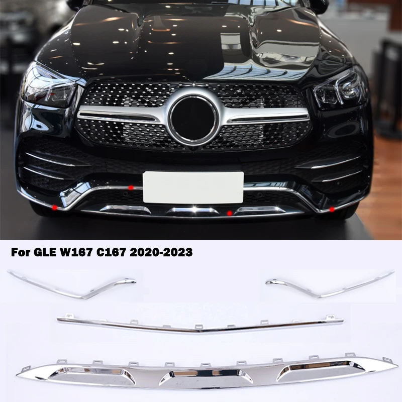 Front Bumper Lip Spoiler Chrome Chromium Trim For Mercedes GLE C167 V167 W167 A1678856703 A1678854505 A1678856803 a1678856903
Front Bumper Lip Spoiler Chrome Chromium Trim For Mercedes GLE C167 V167 W167 A1678856703 A1678854505 A1678856803 a1678856903
