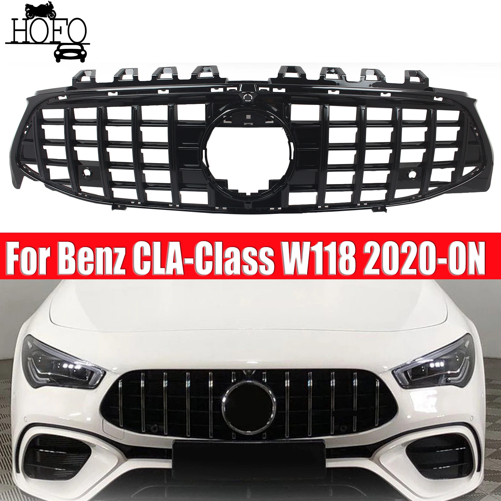 For Mercedes Benz CLA-Class W118 2020-ON Front Grille Racing Bumper Grill
For Mercedes Benz CLA-Class W118 2020-ON Front Grille Racing Bumper Grill
