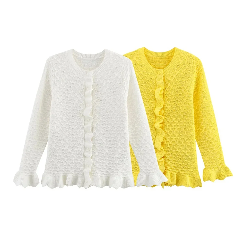 2025 Myst&Za New Women's Knitted Cardigan with Button - front Design for a Chic and Cozy Look Simple temperament style
2025 Myst&Za New Women's Knitted Cardigan with Button - front Design for a Chic and Cozy Look Simple temperament style
