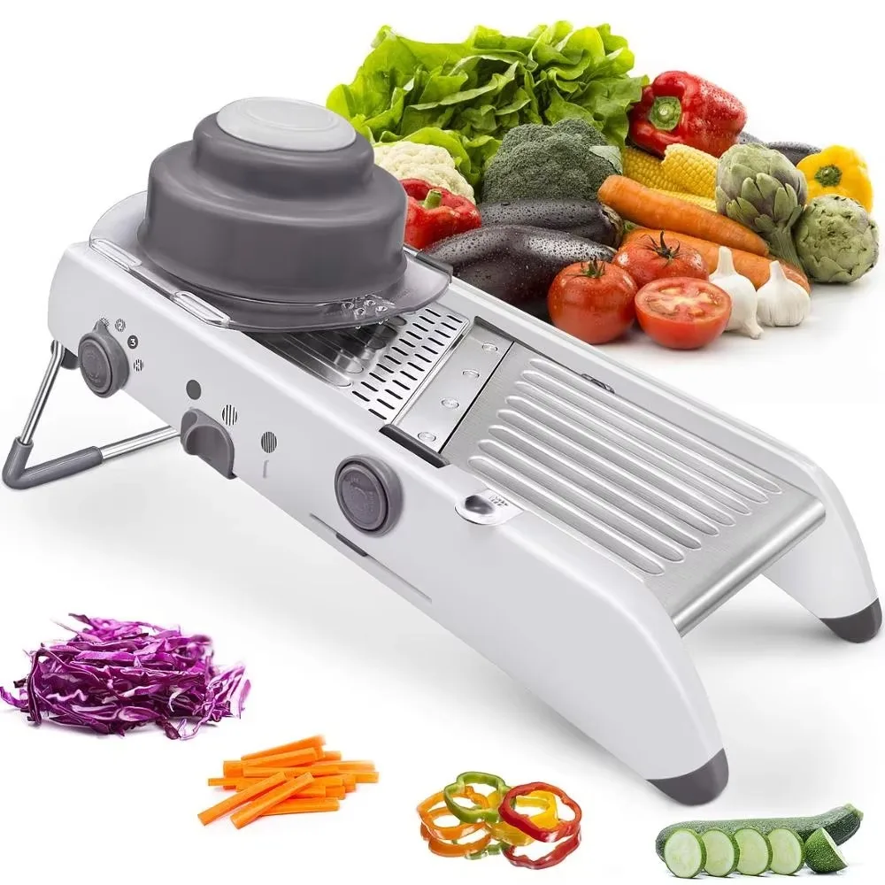Adjustable Blade Vegetable Cutter Efficient Non-slip Base Vegetable Shredder with Hand Guard Manual Vegetable Slicer Cabbage
Adjustable Blade Vegetable Cutter Efficient Non-slip Base Vegetable Shredder with Hand Guard Manual Vegetable Slicer Cabbage