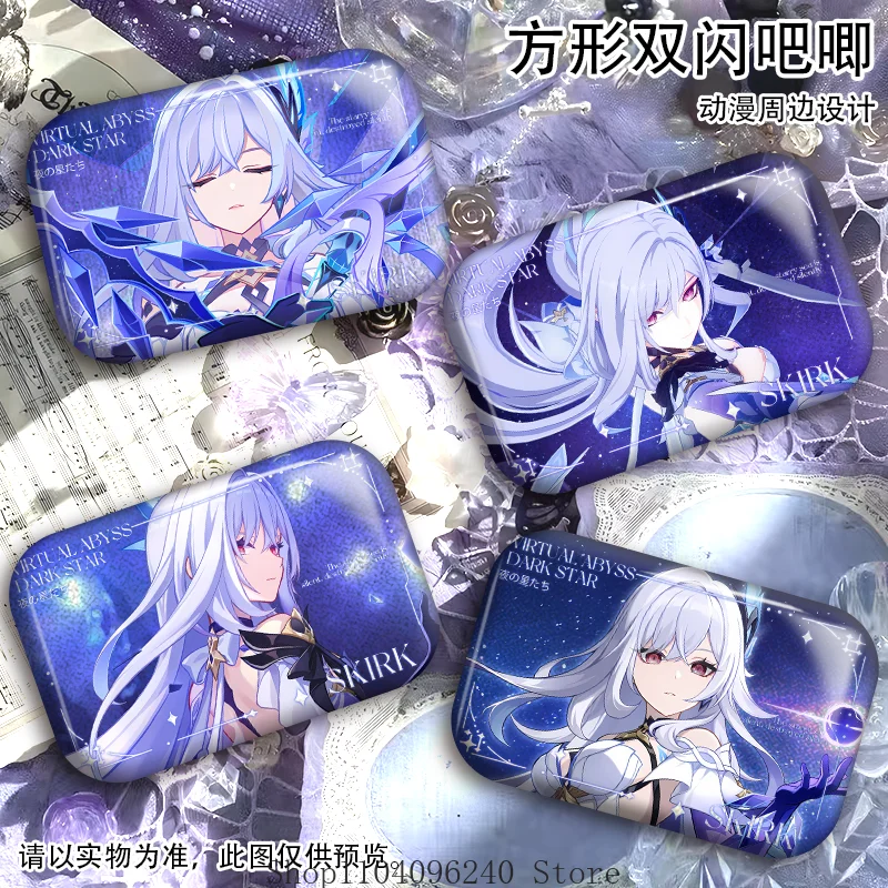 Honkai:Star Rail Skirk Anime Game Cosplay Button Pin Cute Anime Tinplate Brooch Badge for Backpack Accessories
Honkai:Star Rail Skirk Anime Game Cosplay Button Pin Cute Anime Tinplate Brooch Badge for Backpack Accessories