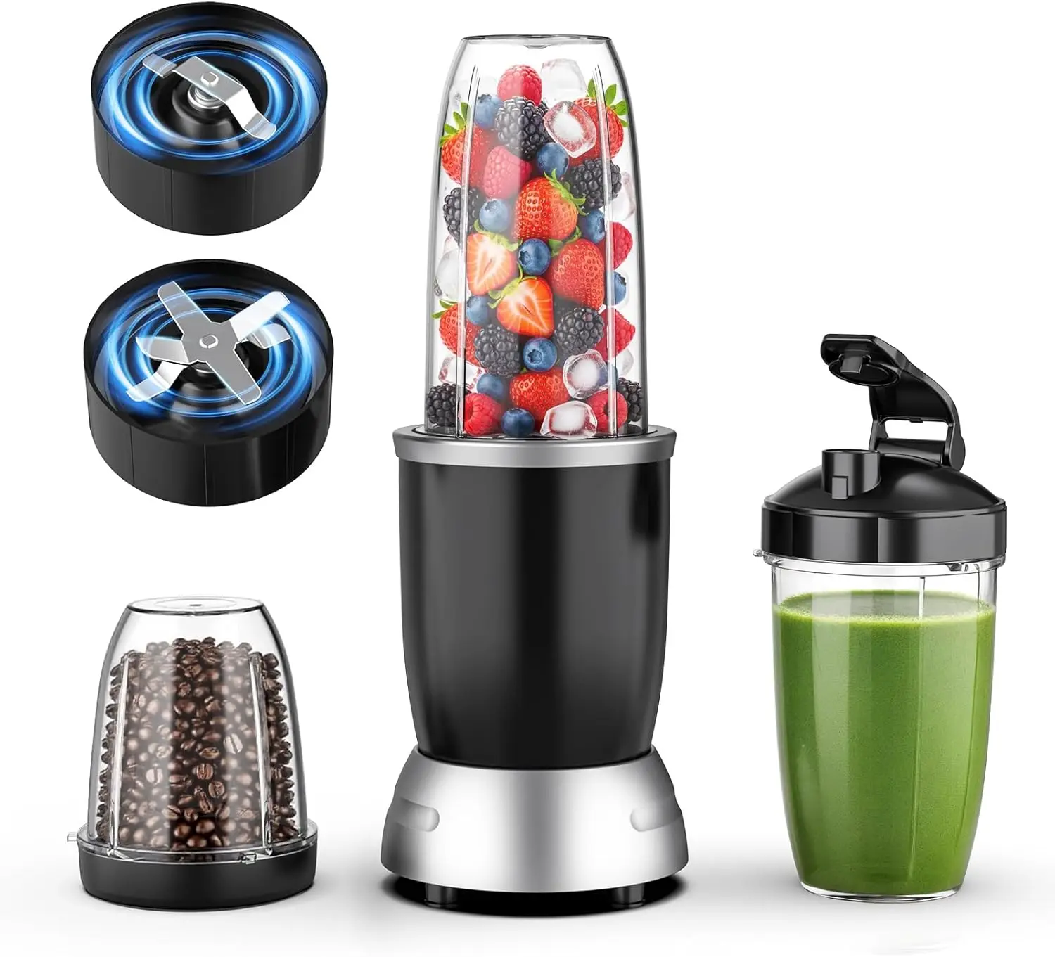Smoothie Blender 25000RPM Personal Blender for Shakes and Smoothies with 37oz 32oz 23oz Portable Cups Countertop blenders for
Smoothie Blender 25000RPM Personal Blender for Shakes and Smoothies with 37oz 32oz 23oz Portable Cups Countertop blenders for