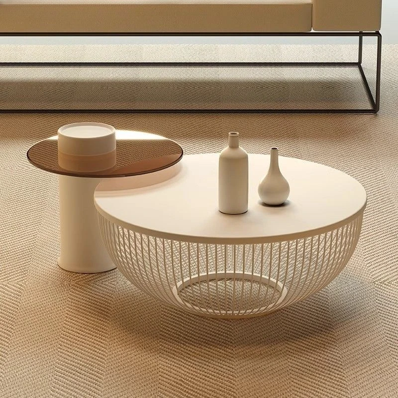 Small apartment living room home round combination low round table
Small apartment living room home round combination low round table