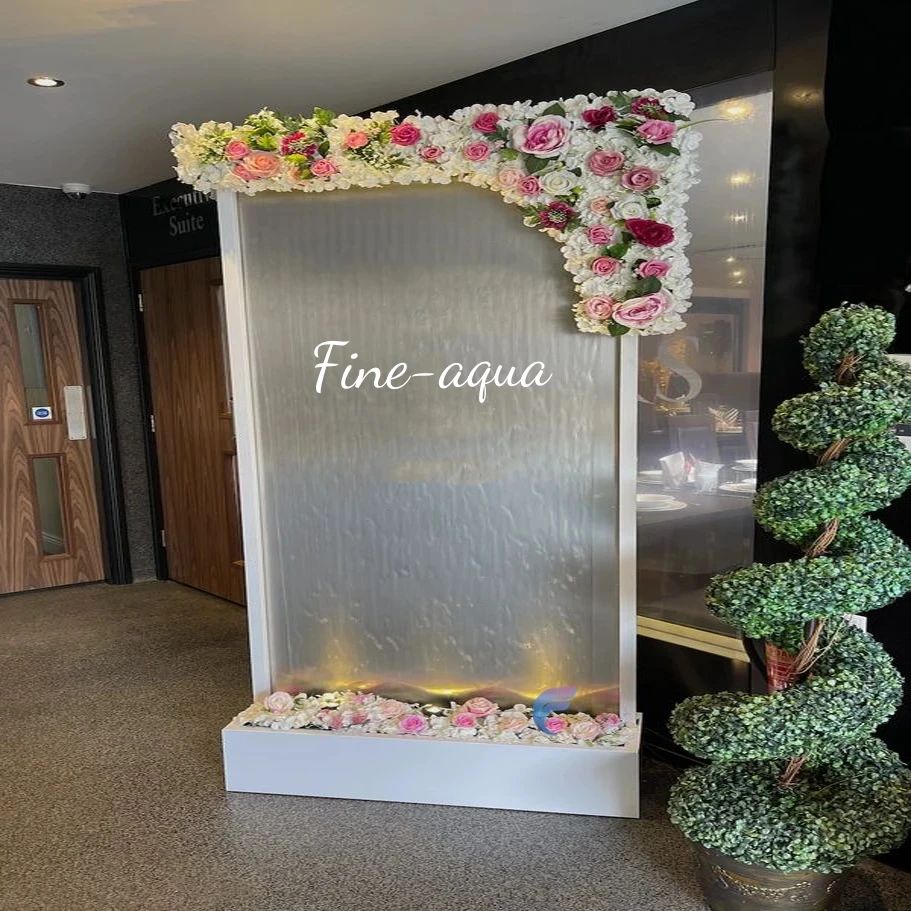 Customization.Customized Waterfall Wall Stainless Steel Frame Glass Outdoor Waterfall Fountain
Customization.Customized Waterfall Wall Stainless Steel Frame Glass Outdoor Waterfall Fountain