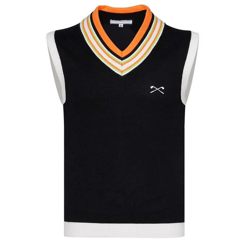 Autumn/Winter New Products Men's Golf Outdoor Sweater Comfortable And Versatile V-neck Sleeveless Sweater Pullover Knitted Top
Autumn/Winter New Products Men's Golf Outdoor Sweater Comfortable And Versatile V-neck Sleeveless Sweater Pullover Knitted Top