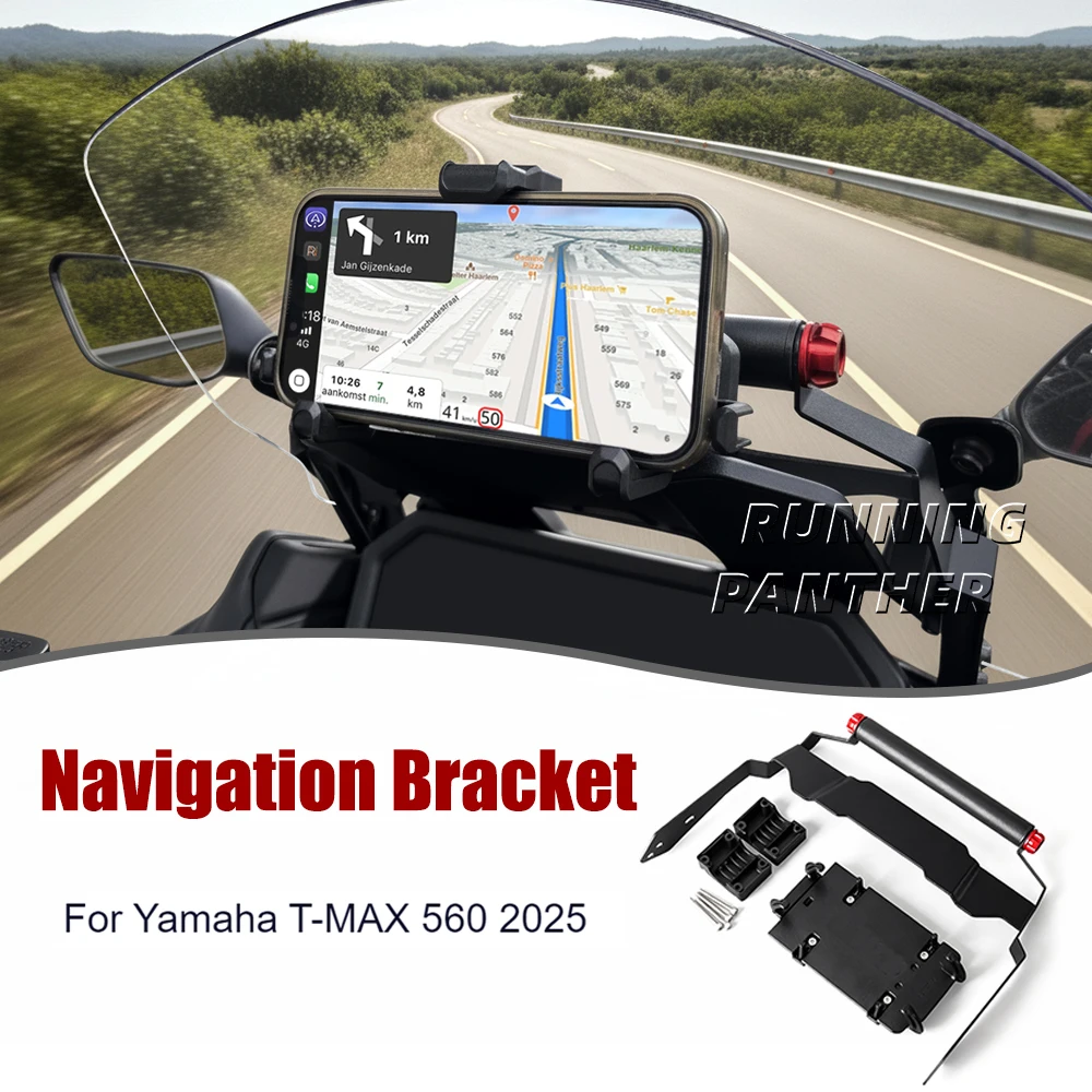 Аксессуары для мотоциклов, кронштейн для переднего лобового стекла, комплект навигационных кронштейнов для Yamaha T-MAX 560 t-max 2025
Аксессуары для мотоциклов, кронштейн для переднего лобового стекла, комплект навигационных кронштейнов для Yamaha T-MAX 560 t-max 2025