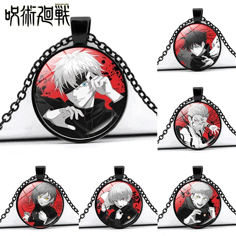 Jujutsu Kaisen Gojo Satoru Necklaces Alloys Anime Figure Photos Glass Pendants Sukuna Yuji Inumaki Megumi Nobara Chain Jewelry
Jujutsu Kaisen Gojo Satoru Necklaces Alloys Anime Figure Photos Glass Pendants Sukuna Yuji Inumaki Megumi Nobara Chain Jewelry