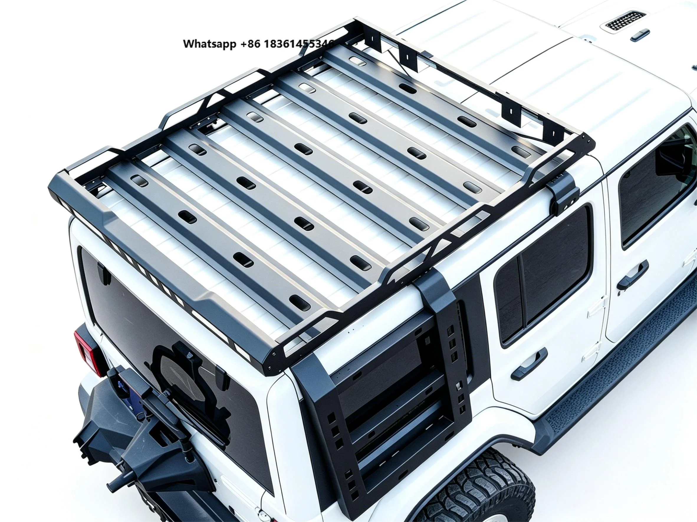 For Wrangler JK/JL IRON STEEL ROOF RACK BASKETS SIDE LADDERS with 100kg Capacity and Easy Installation
For Wrangler JK/JL IRON STEEL ROOF RACK BASKETS SIDE LADDERS with 100kg Capacity and Easy Installation