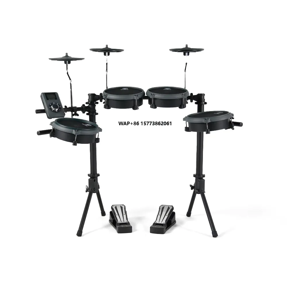 Music Professional Pulse Series Mesh-3C High Quality Portable Electric Drum Set Musical Electric Drum Kits
Music Professional Pulse Series Mesh-3C High Quality Portable Electric Drum Set Musical Electric Drum Kits